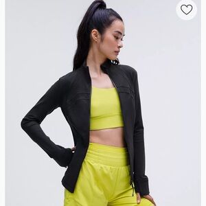 Lululemon Define Jacket Black Luon Size 6 Slim Fit